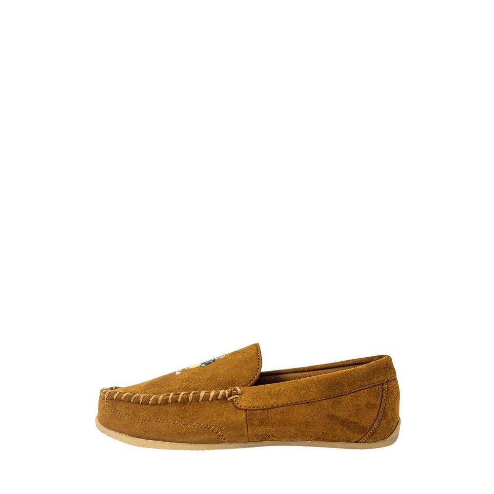 Ralph Lauren Beige Faux Fur Slippers