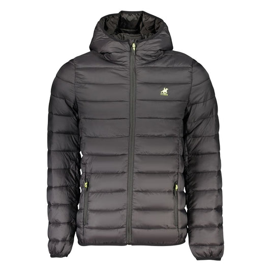 U.S. Grand Black Polyester Men's Jacket