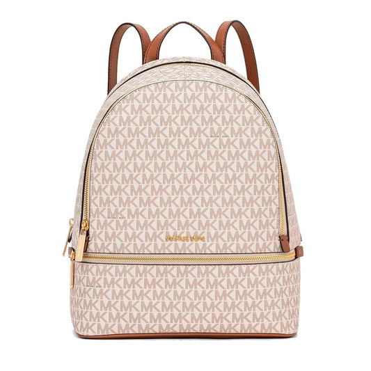 Michael Kors Beige Canvas Backpack