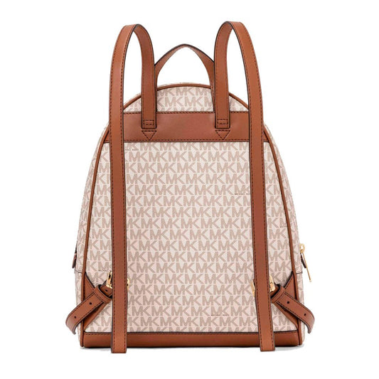 Michael Kors Beige Canvas Backpack
