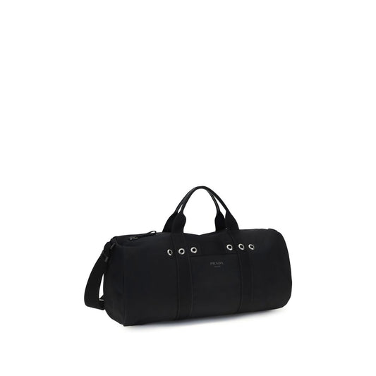 Prada Black Cotton Luggage And Travel