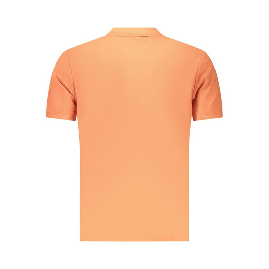 U.S. Grand Polo Orange Cotton Men's Polo Shirt