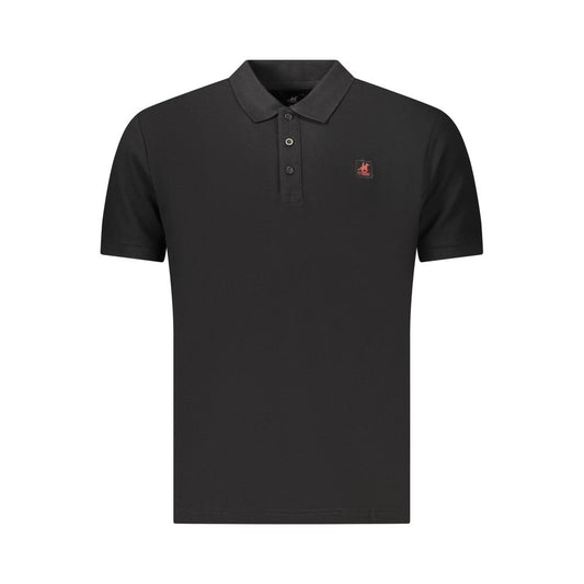 U.S. Grand Polo Black Cotton Men's Polo Shirt