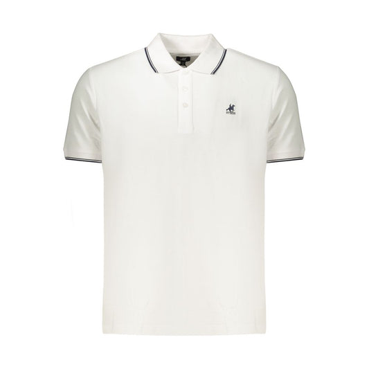 U.S. Grand Polo White Cotton Men's Polo Shirt