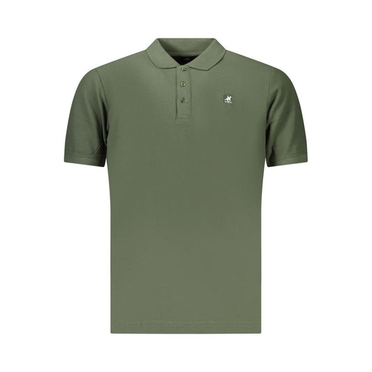 U.S. Grand Polo Green Cotton Men's Polo Shirt