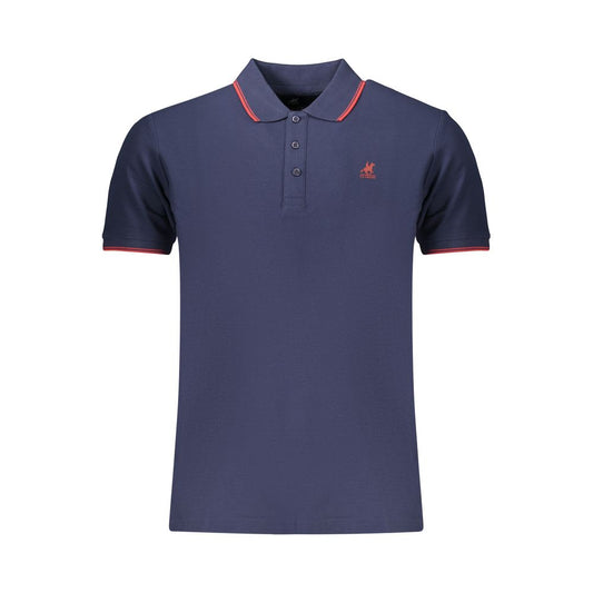 U.S. Grand Polo Blue Cotton Men's Polo