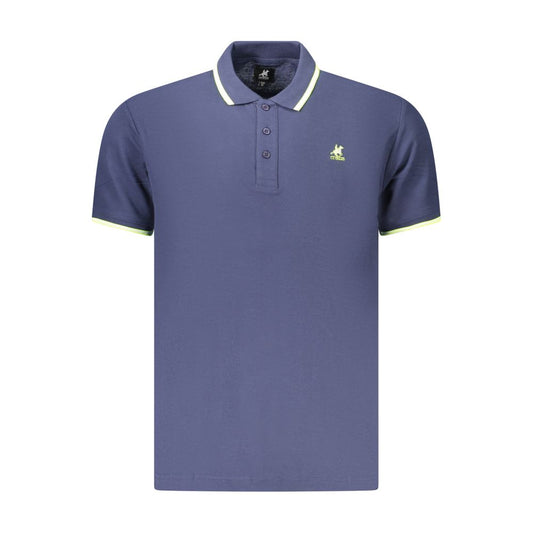 U.S. Grand Polo Blue Cotton Mens Polo Shirt