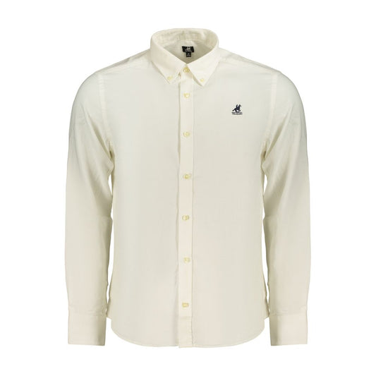 U.S. Grand Polo Bianco Cotton Men's Shirt