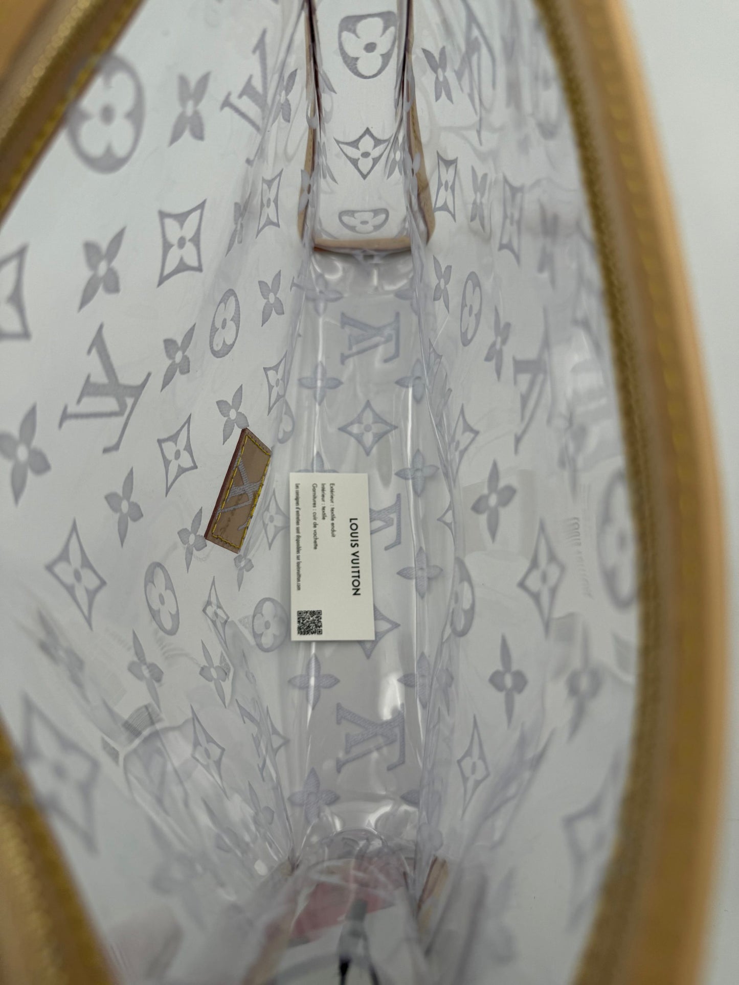 Louis Vuitton LOUIS VUITTON Monogram Transparent Pochette