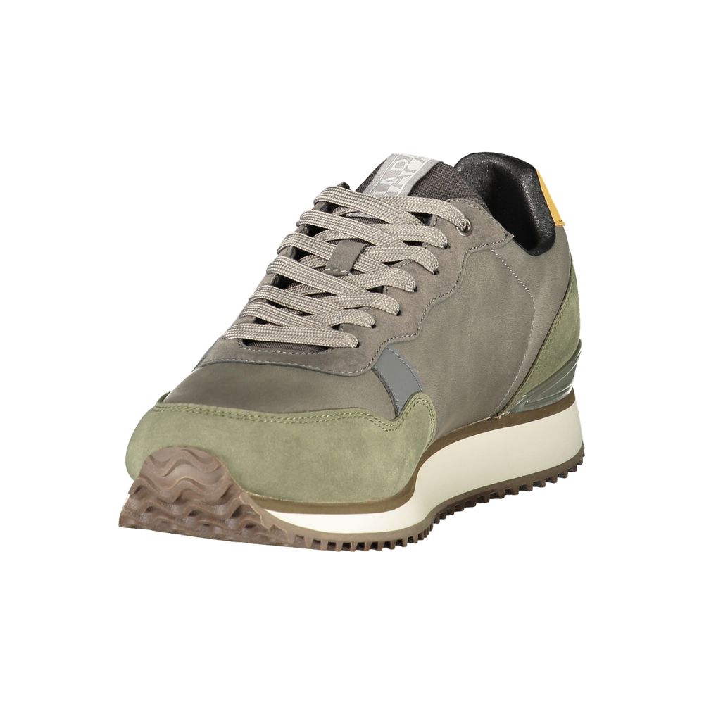 Napapijri Gray Polyester Athletic Sneakers