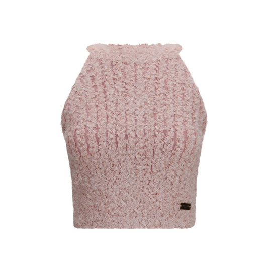 Balmain Multicolor Viscose Sleeveles T-Shirt