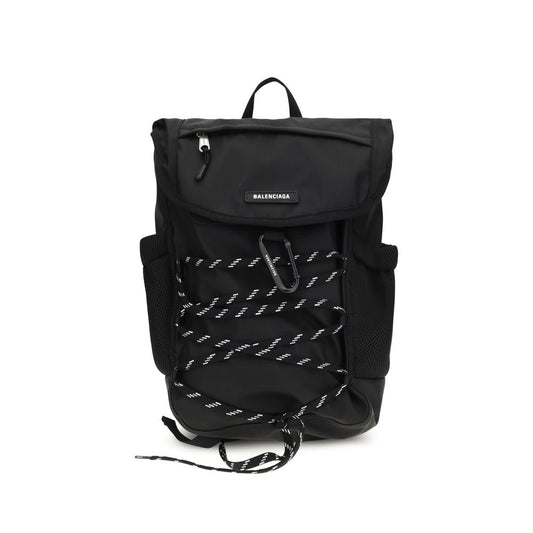 Balenciaga Black Nylon Shoulder Bag