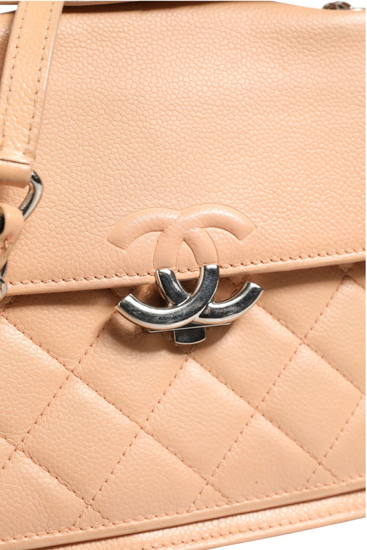 Chanel Goatskin Quilted Small CC Box Flap Bag