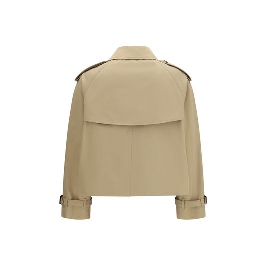 Burberry Beige Cotton Trench Coat