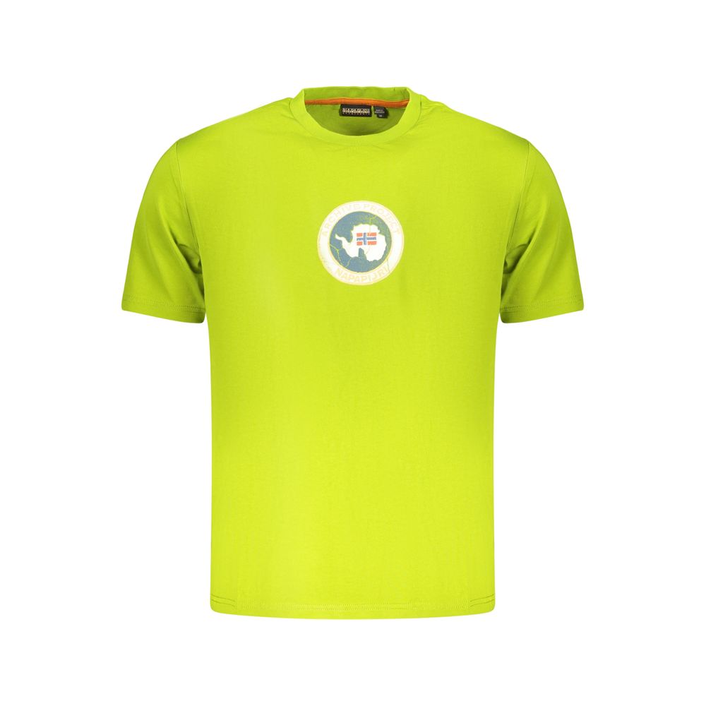 Napapijri Verde Cotton Men's T-Shirt