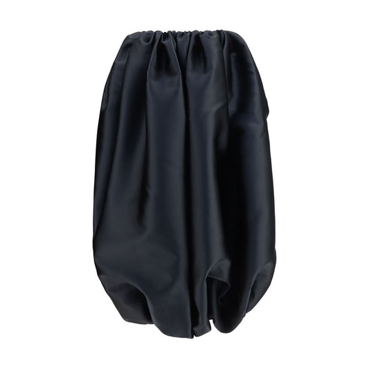 Calvin Klein Black Polyester Skirt
