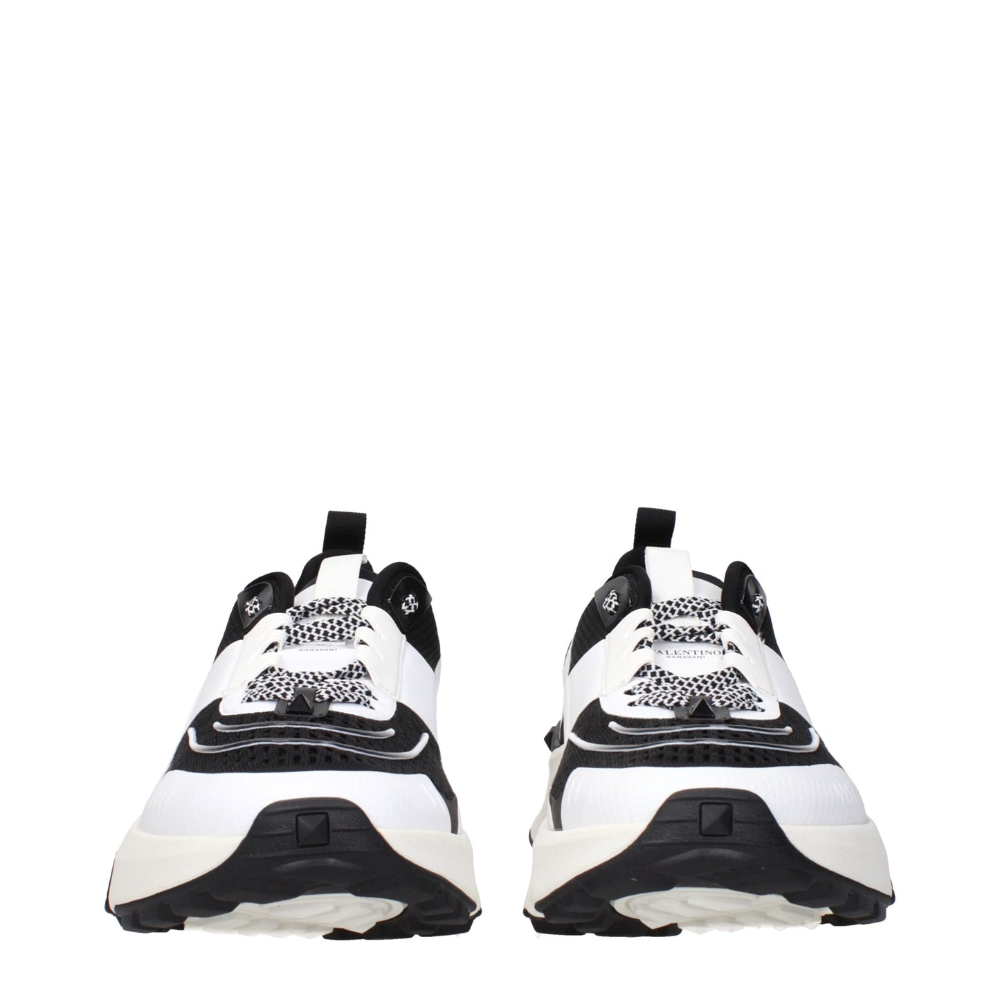 Valentino Garavani Black Fabric Athletic Sneakers