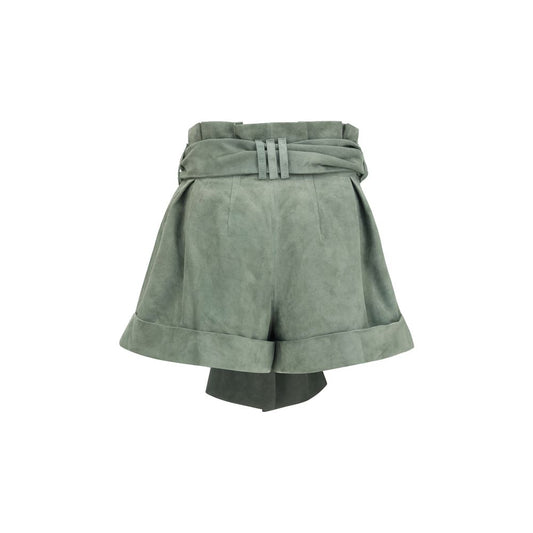 Balmain Bicolor Lamb Ovis Aries Aries Bermuda Shorts