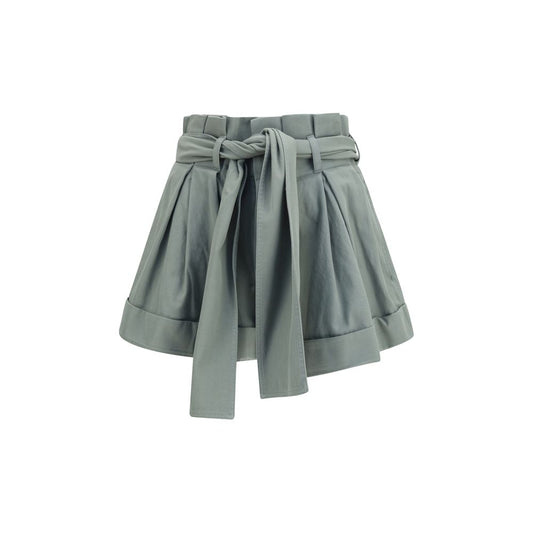 Balmain Bicolor Cotton Bermuda Shorts