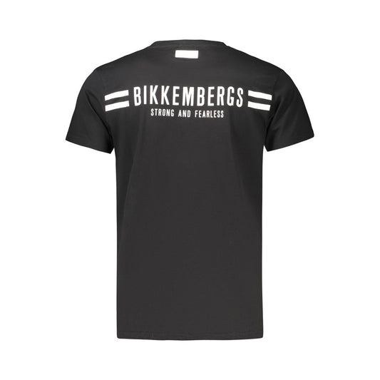 Bikkembergs Black Cotton T-Shirt