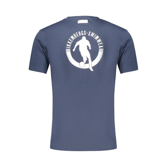 Bikkembergs Blue Cotton T-Shirt