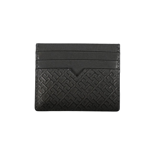Tommy Hilfiger Black Leather Men's Wallet