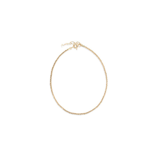 Saint Laurent Gold Brass Necklace