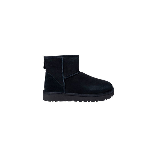 UGG Black Suede Leather Ankle Boots