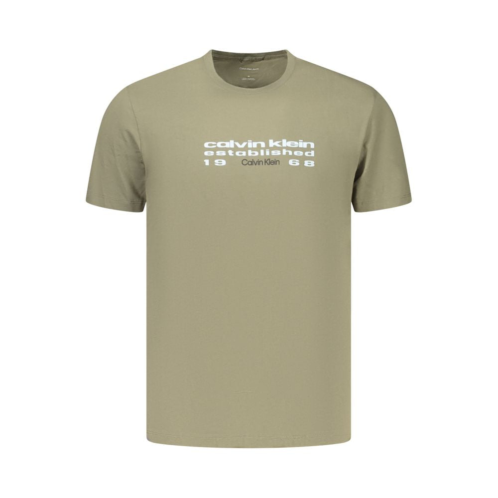 Calvin Klein Green Cotton T-Shirt