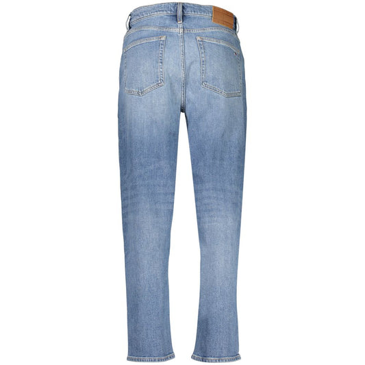 Tommy Hilfiger Blue Cotton Tapered Jeans