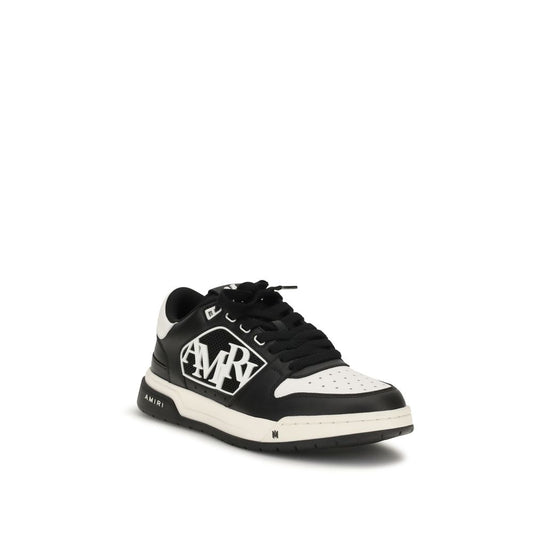 Amiri Black Calf Leather Bos Taurus Low Top Sneakers