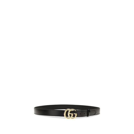 Gucci Black Calf Leather Bos Taurus Regular Belt
