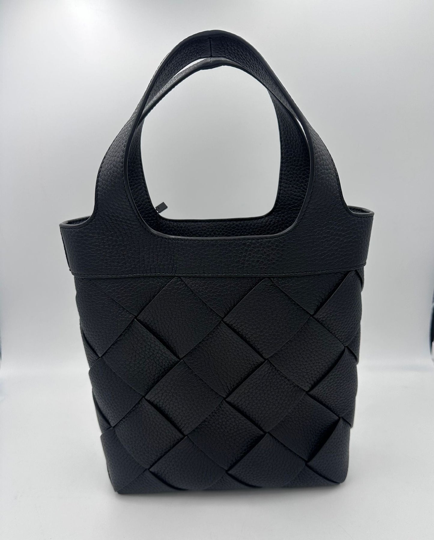 Bottega Veneta BOTTEGA VENETA Small DIAGO Black Handbag