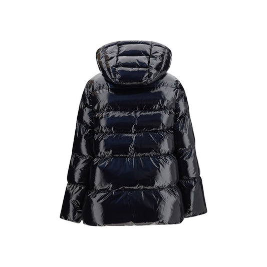 PINKO Black Polyamide Full-Length Jacket