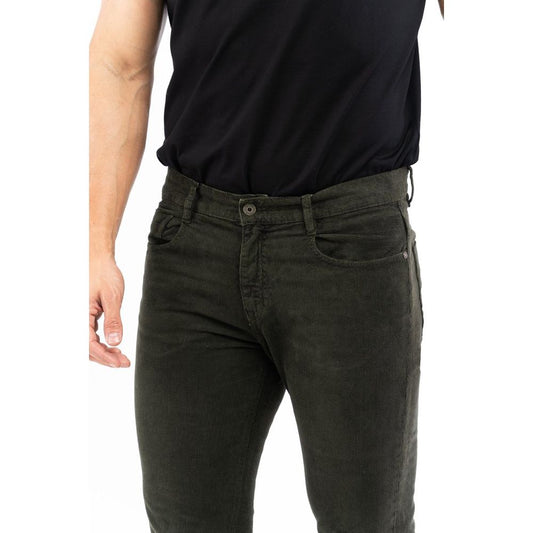 Bikkembergs Bicolor Cotton Casual Pants