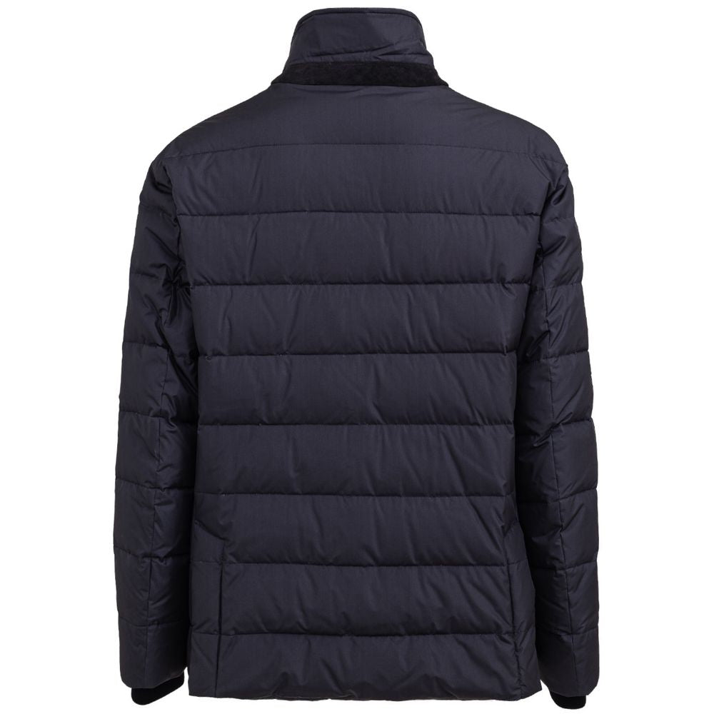 Dolce & Gabbana Blue Polyester Jackets & Coat