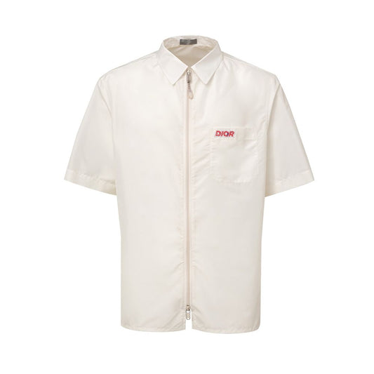 Dior White Polyester Shortsleeve