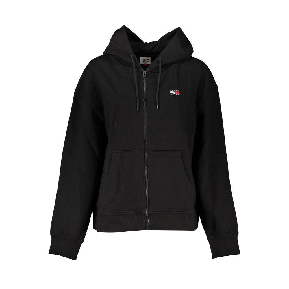 Tommy Hilfiger Black Cotton Women Sweater