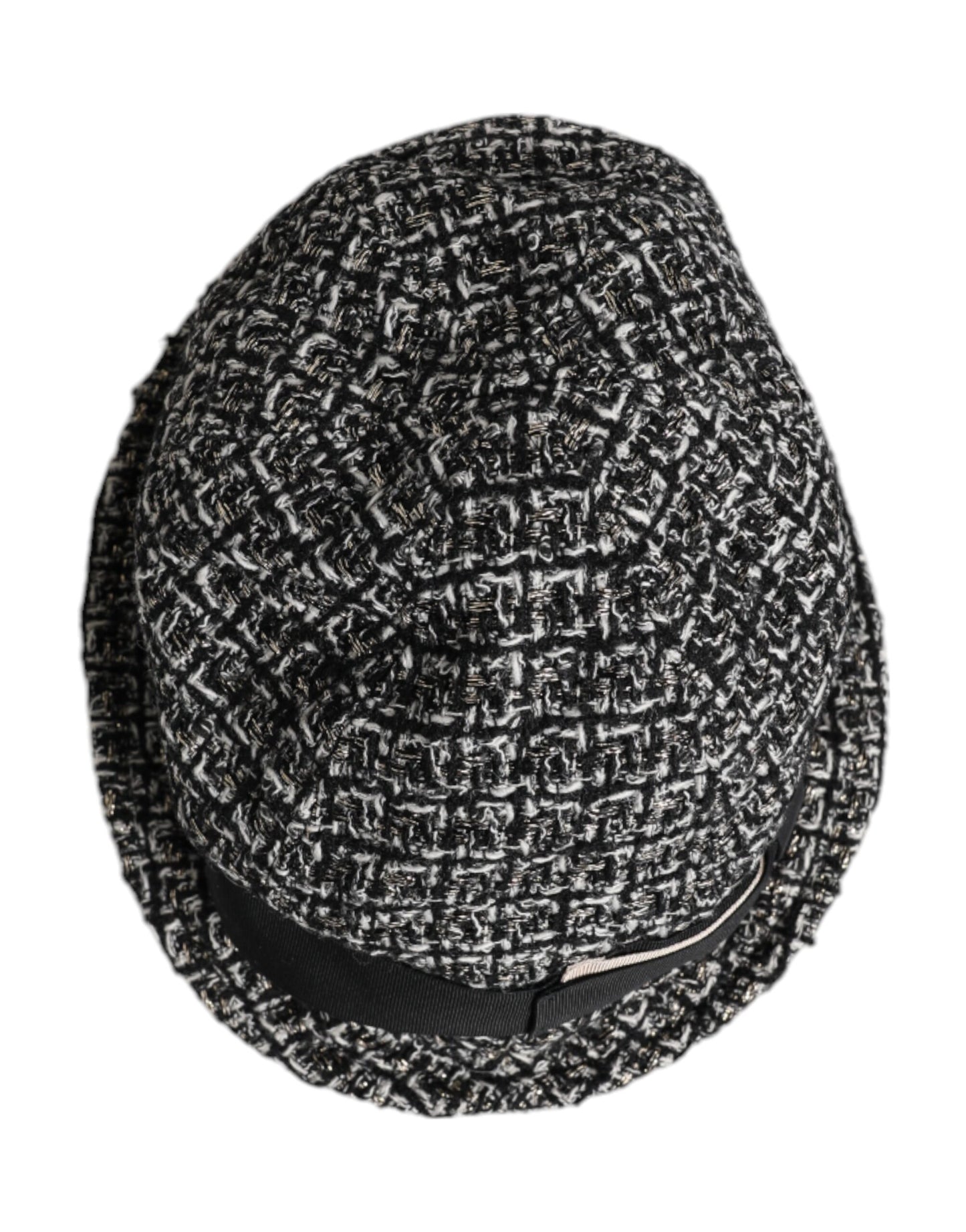 Dolce & Gabbana Black Cotton Blend Bucket Hat