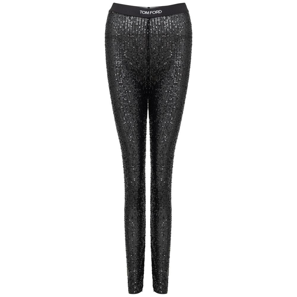 Tom Ford Black Polyester Joggers Workout Pant