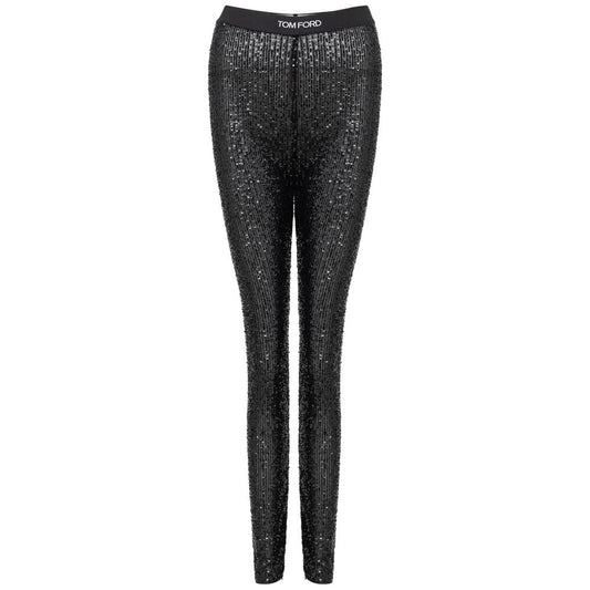 Tom Ford Black Polyester Joggers Workout Pant