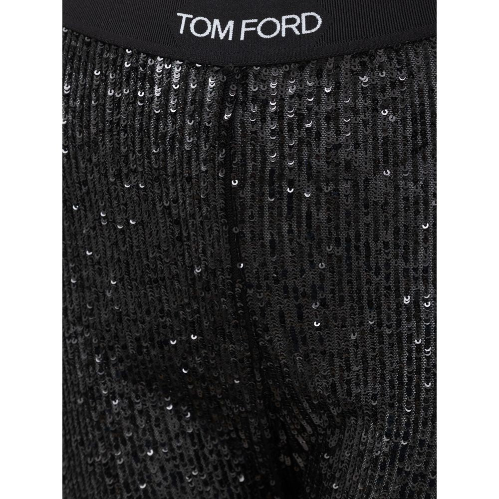 Tom Ford Black Polyester Joggers Workout Pant