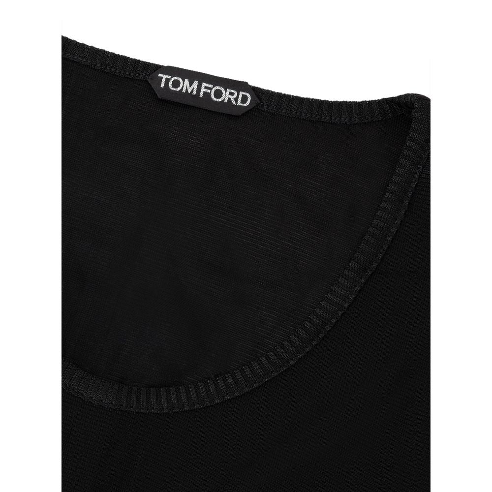 Tom Ford Black Viscose Tank Top