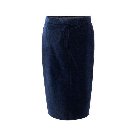 Tom Ford Blue Cotton Skirt