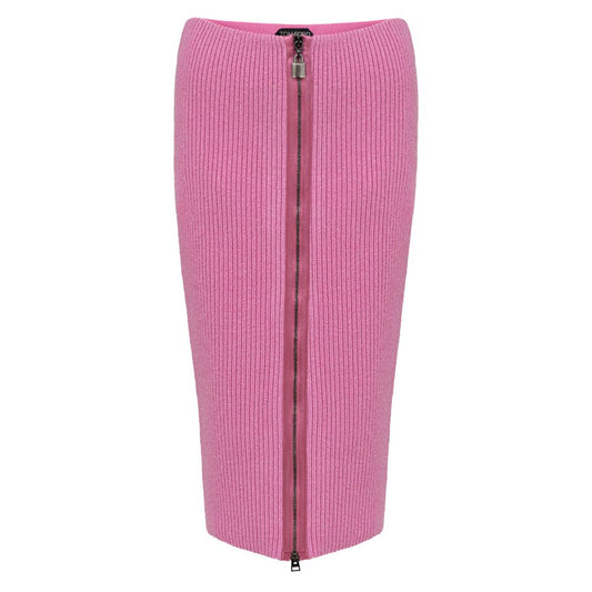 Tom Ford Pink Wool Midi