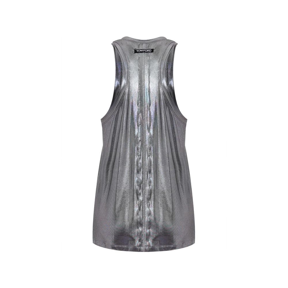 Tom Ford Gray Viscose Tank Top