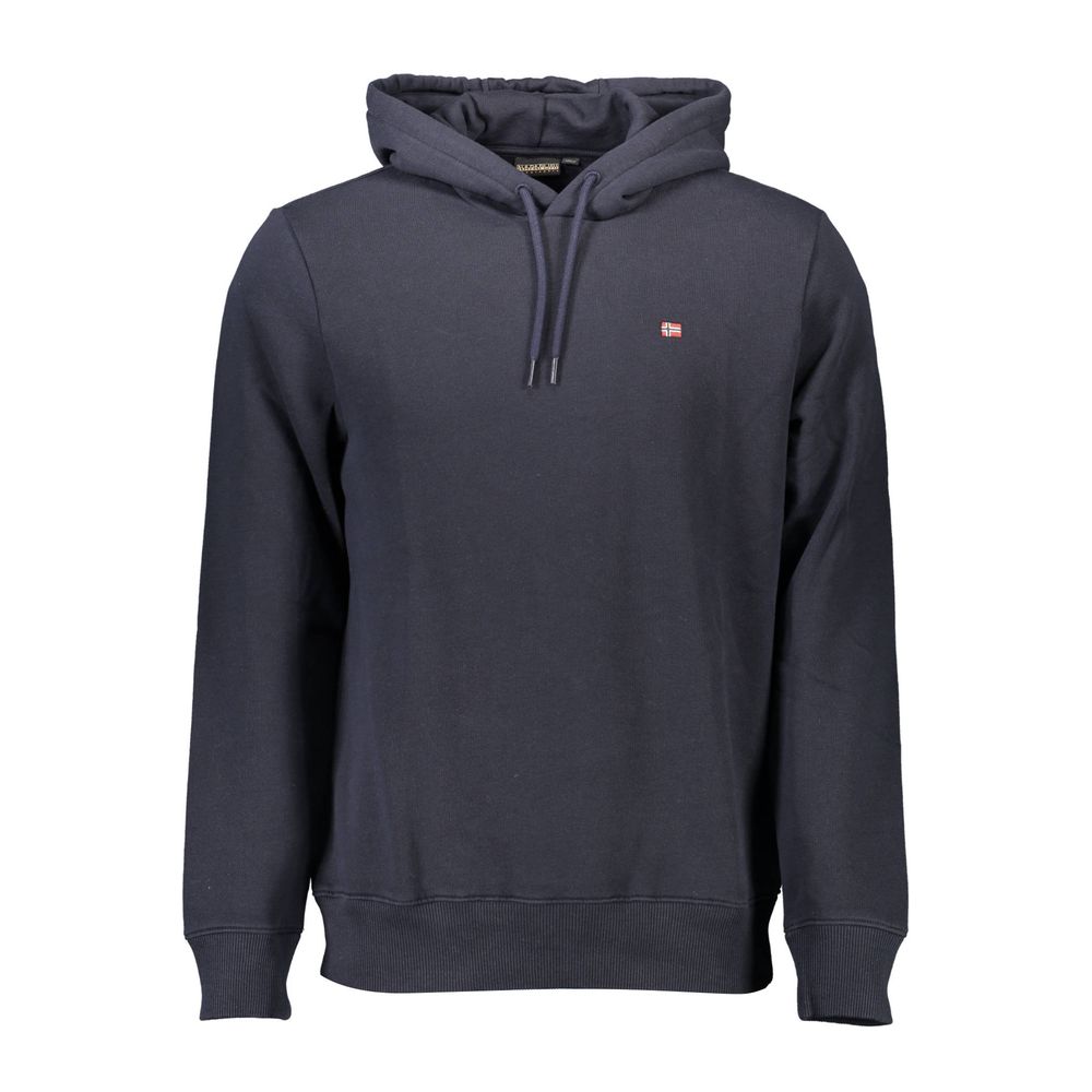 Napapijri Blue Organic Cotton Men Sweater