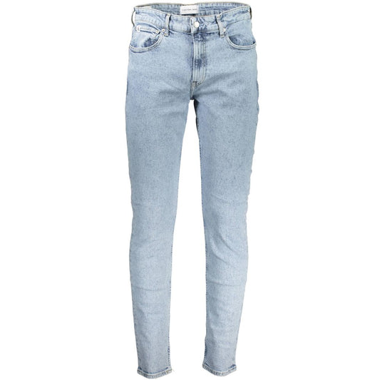 Calvin Klein Blue Cotton Men Jeans