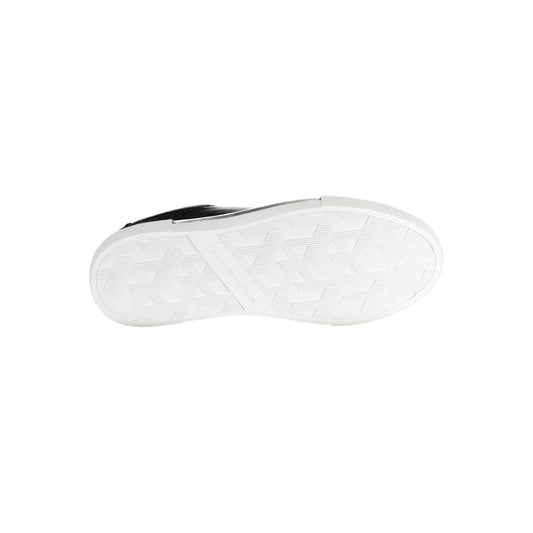Tommy Hilfiger Black Leather Women Sneaker