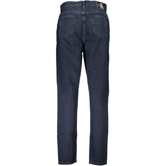 Calvin Klein Blue Recycled Cotton Women Jeans